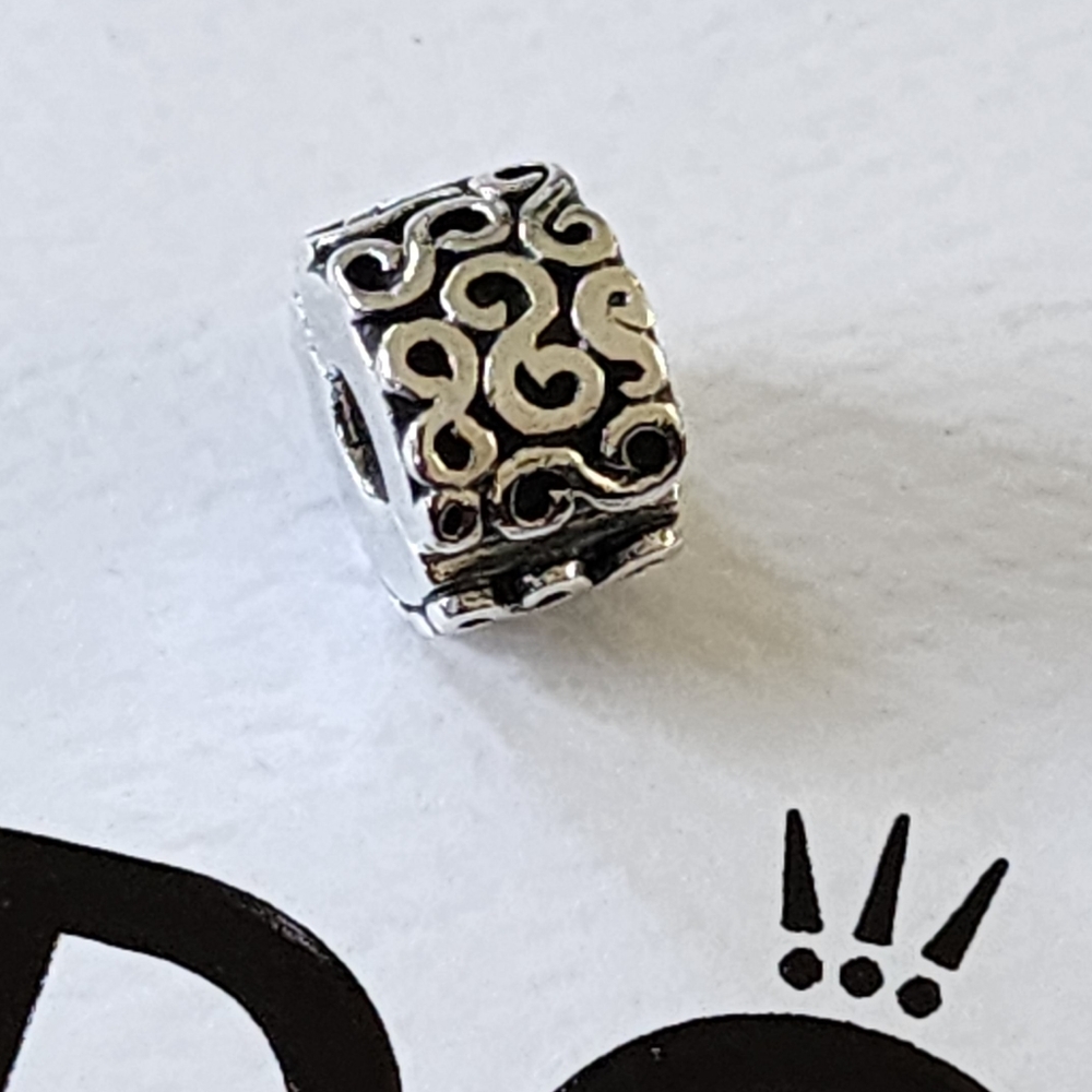 Pandora Swirl Clip Charm In Sterling Silver 925 ALE 790338